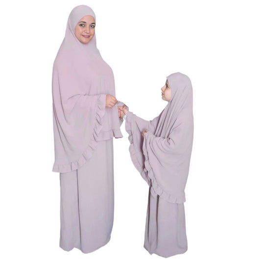 Special Prayer Abaya (Light Violet)