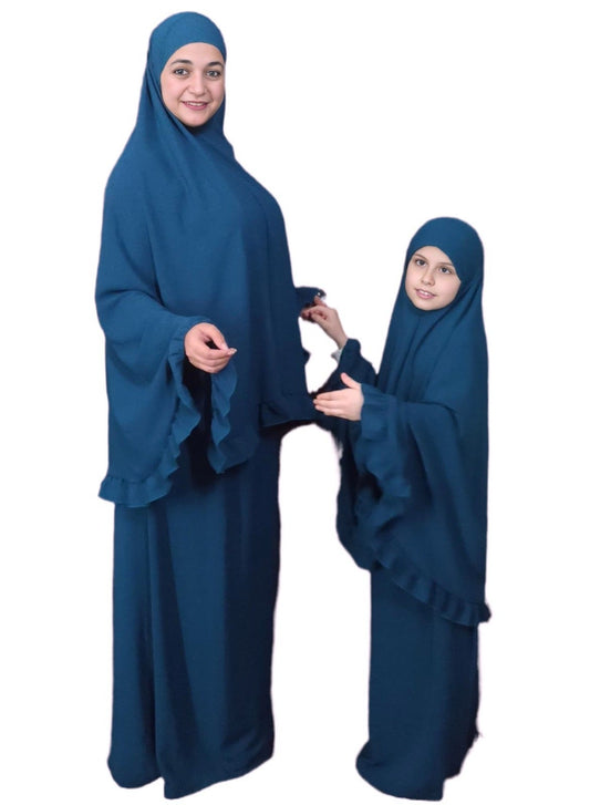 Special Prayer Abaya (Nile Blue)