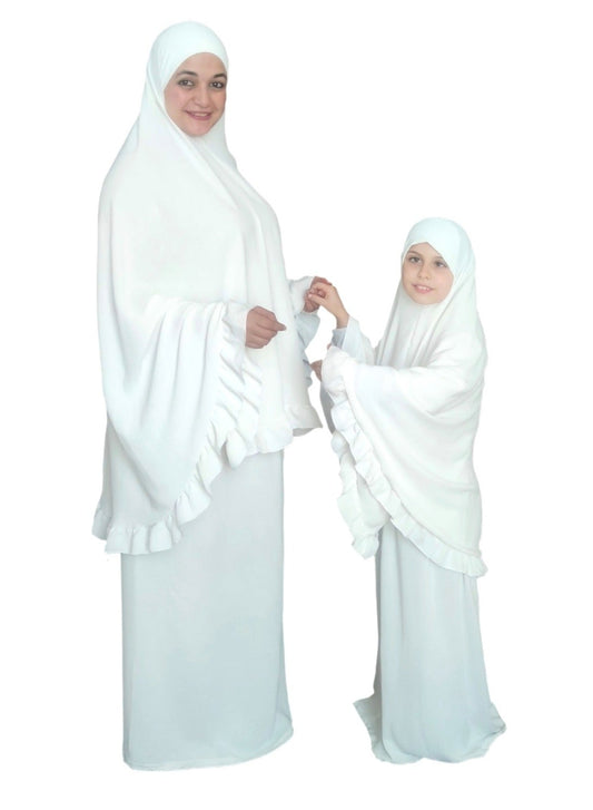 Special Prayer Abaya (White)